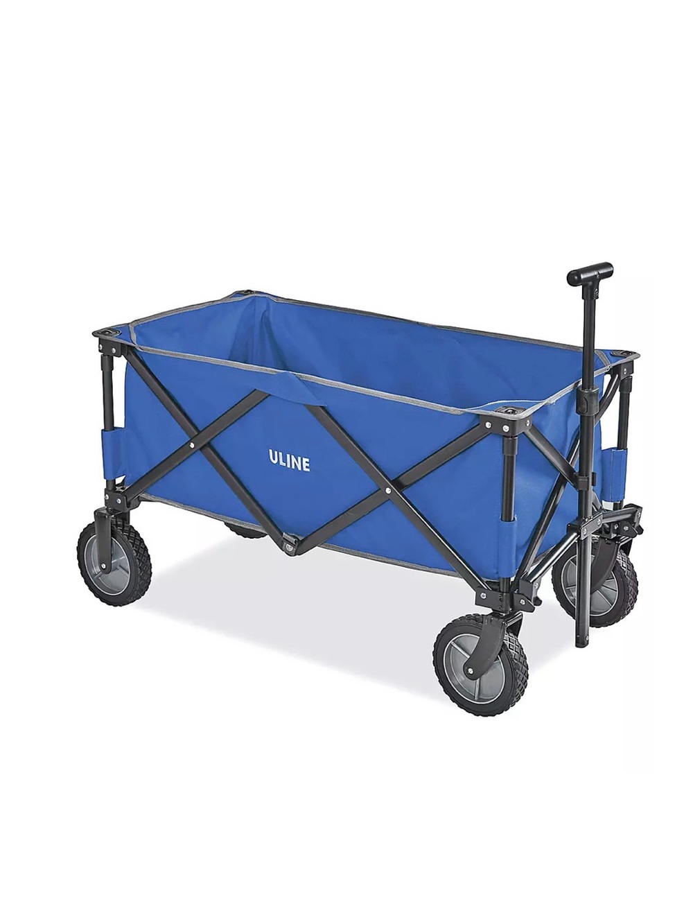 Uline Blue Collapsible Utility Wagon